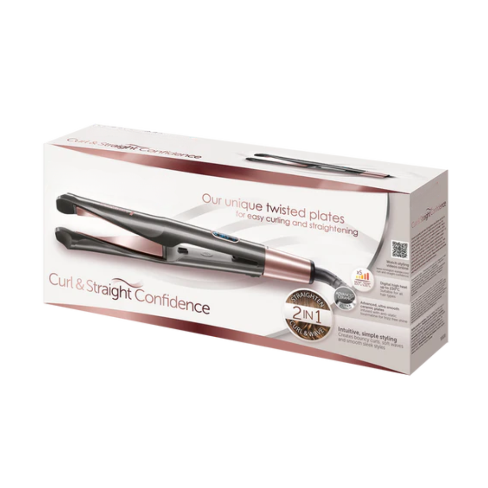 2 in 1 Hair Straightner & Curler - High Quality (Lot Imported) With 1 Month Warranty