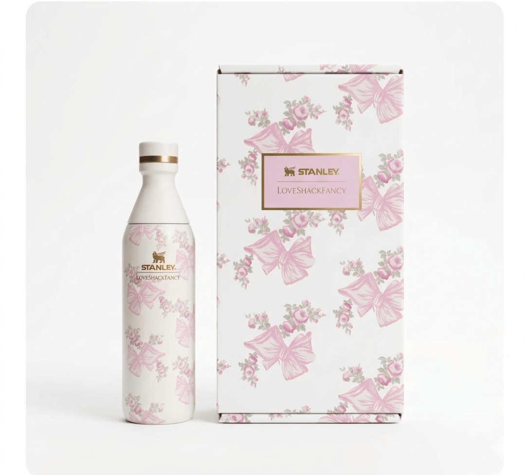 Stanley X Love Shack Fancy All Day Slim Bottle 16OZ