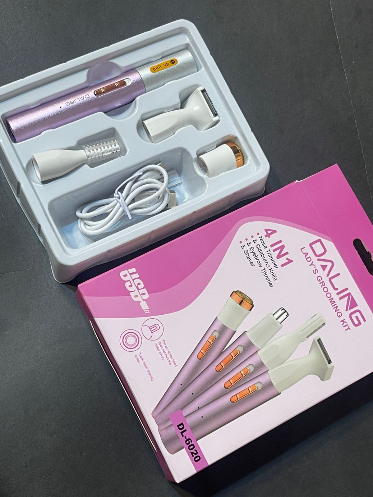 Daling 4 in 1 Portable Ladies Grooming Kit DL-6020