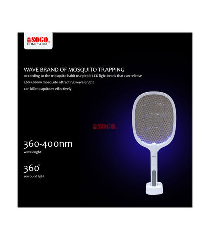 Sogo Rechargeable Insect Killer Racket