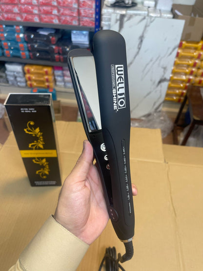 Well 10 Professional Blink Hair Straightner(silver plates)