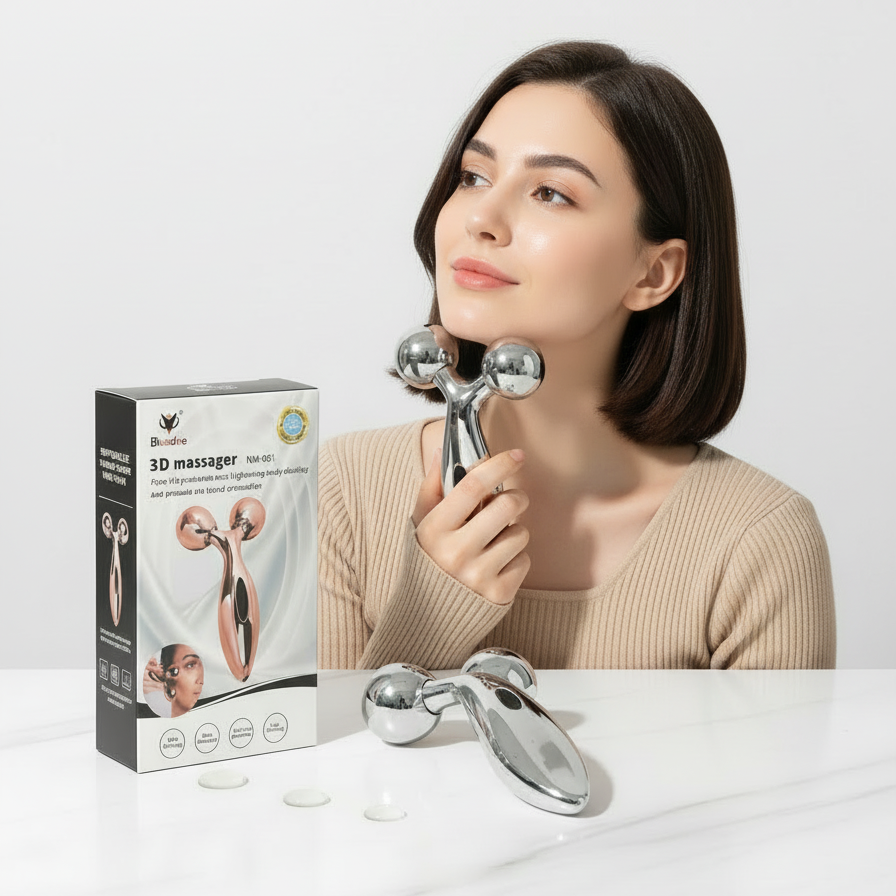 3D Face Roller & Massager