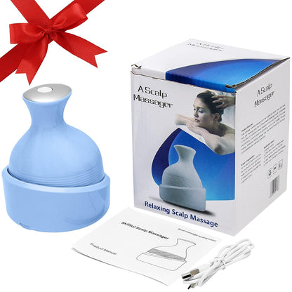 Portable Electric Scalp Massager for Hair Growth & Stress Relief Men & Women