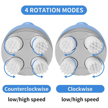 Portable Electric Scalp Massager for Hair Growth & Stress Relief Men & Women