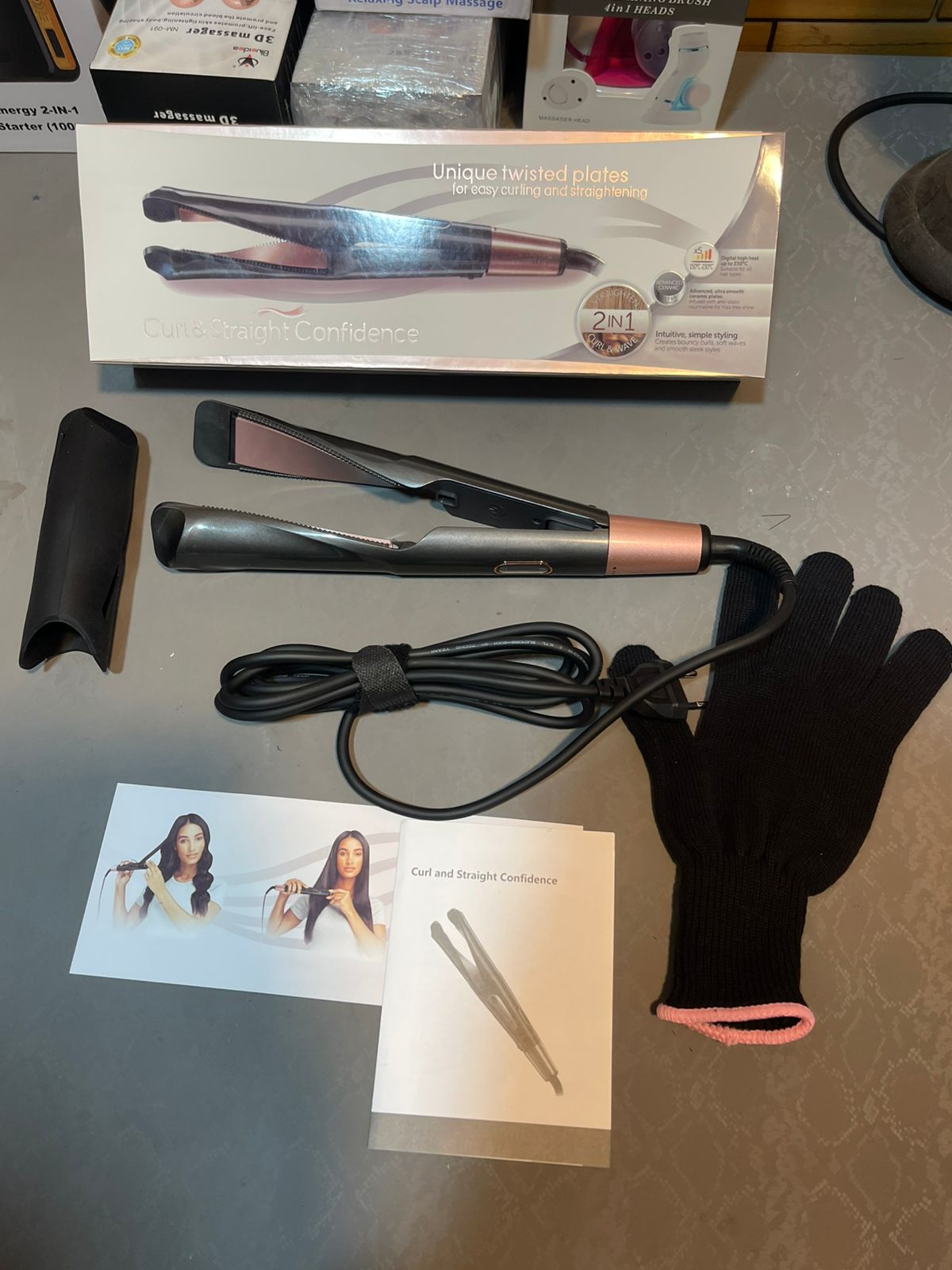 2 in 1 Hair Straightner & Curler - High Quality (Lot Imported) With 1 Month Warranty