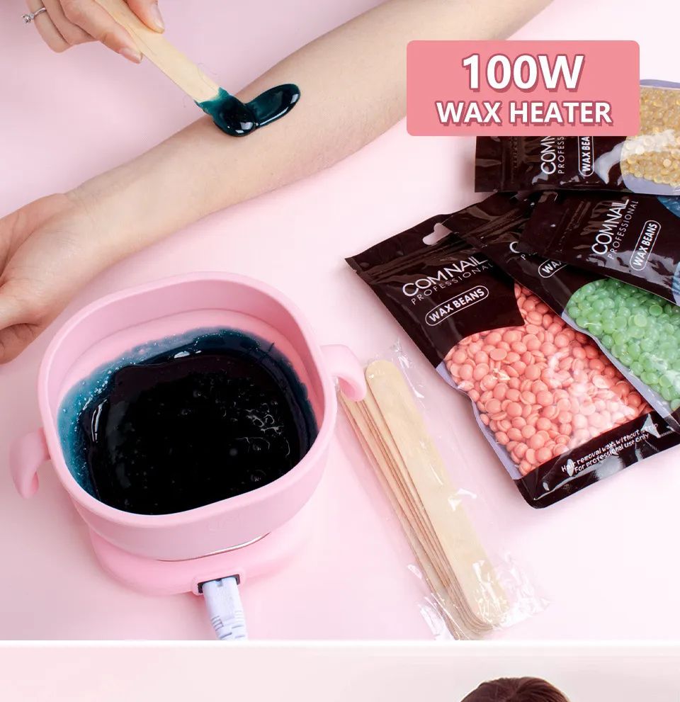 Portable Silicone Wax Warmer With Wax Beans & Sticks