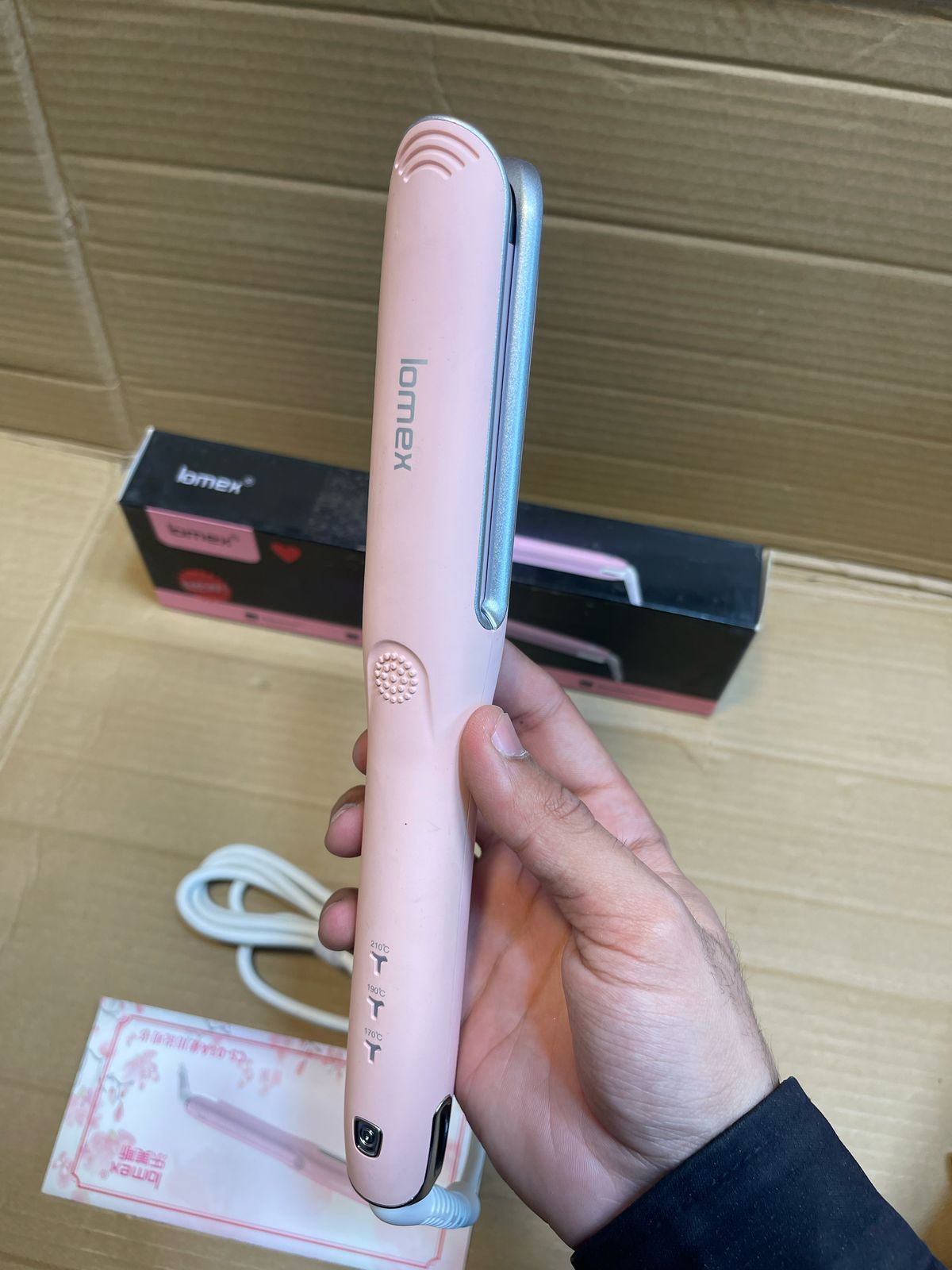 lomex Professional Hair Straightener & Curler