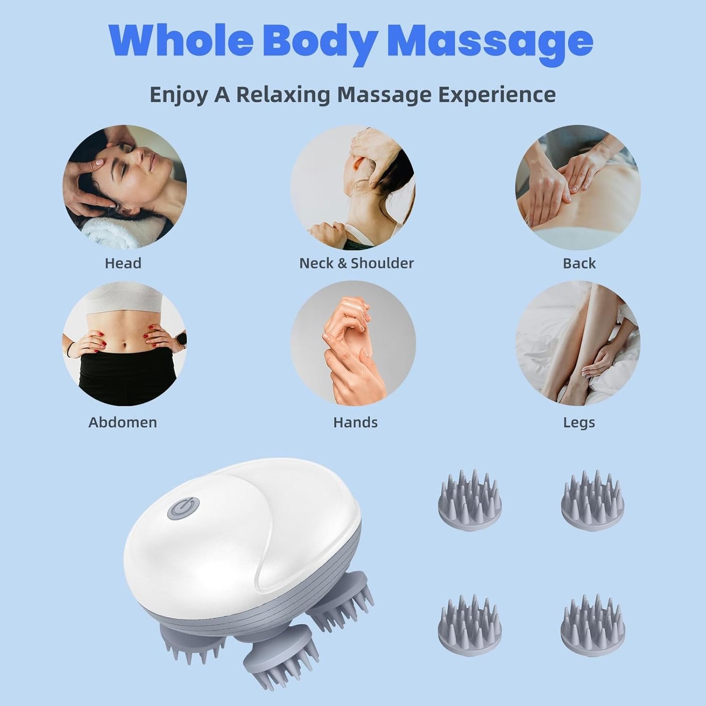 Portable Electric Scalp Massager