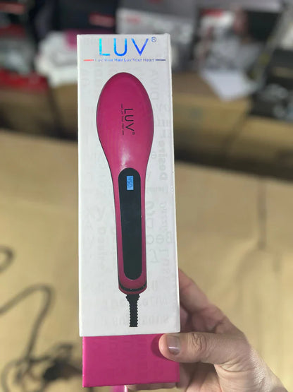 LUV Ceramic Hair Straightening Brush