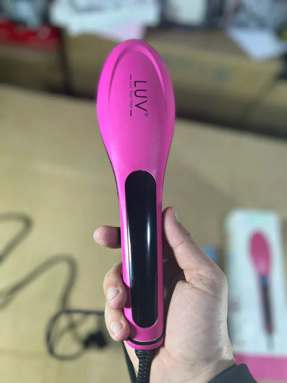 LUV Ceramic Hair Straightening Brush