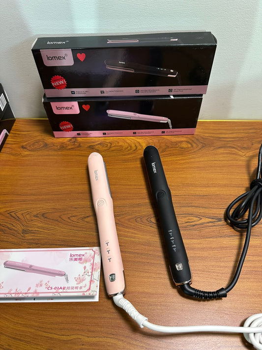 lomex Professional Hair Straightener & Curler 2 in 1
