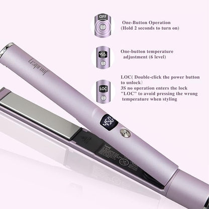 Lisiproof 2 in 1 Professional Hair Straightener & Curler