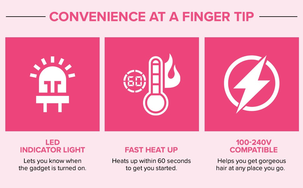 2 in 1 Hair Straightner SYSKA SuperGlam Imported