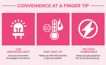 2 in 1 Hair Straightner SYSKA SuperGlam Imported