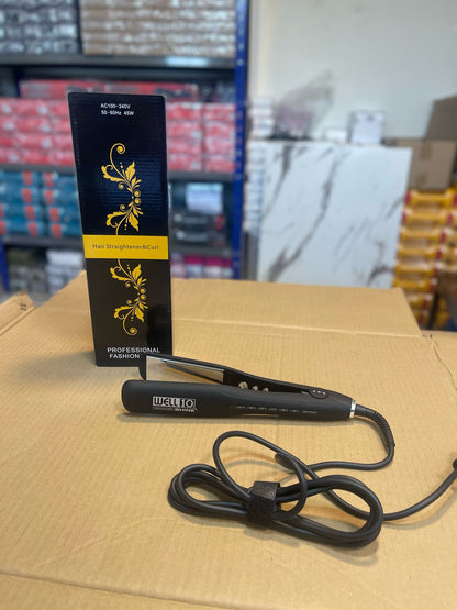 Well 10 Professional Blink Hair Straightner(silver plates)