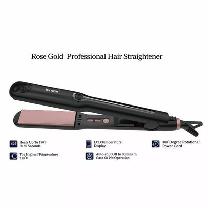 lomex Professional Hair Straightener & Curler 2 in 1